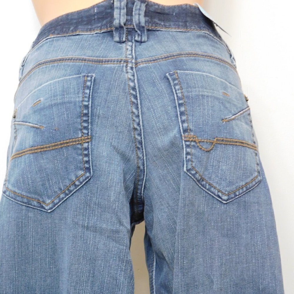 𝅺pegasus Stone Washed Denim Blue Jeans Size 4 / 32" - Picture 3 of 4